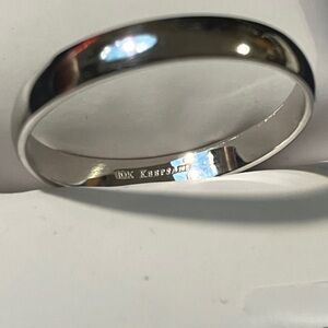 KEEPSAKE 10K White Gold Band Size-9